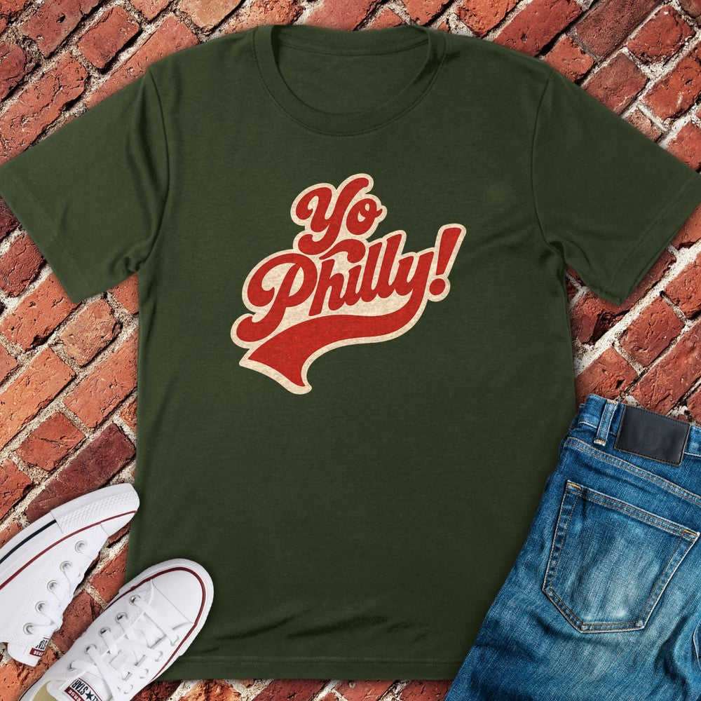 Yo Philly T-Shirt - Military Green