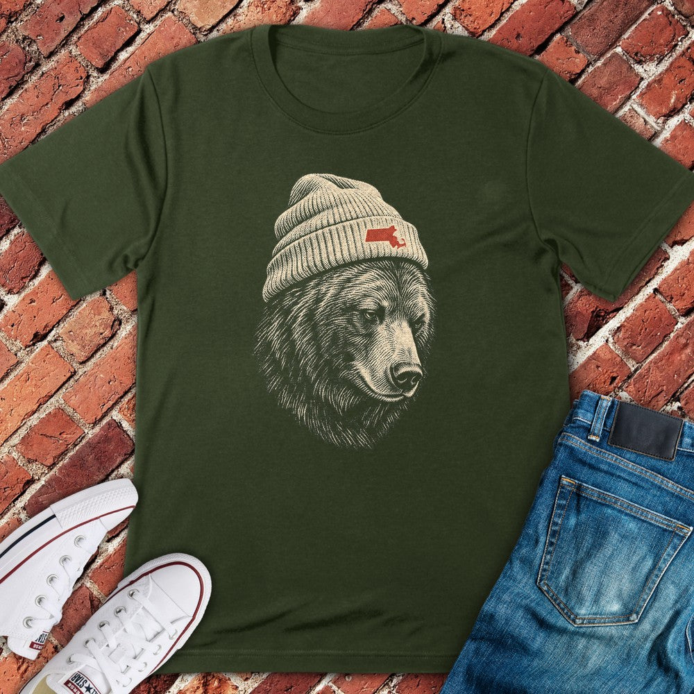 Beanie Bruin T-Shirt - Military Green