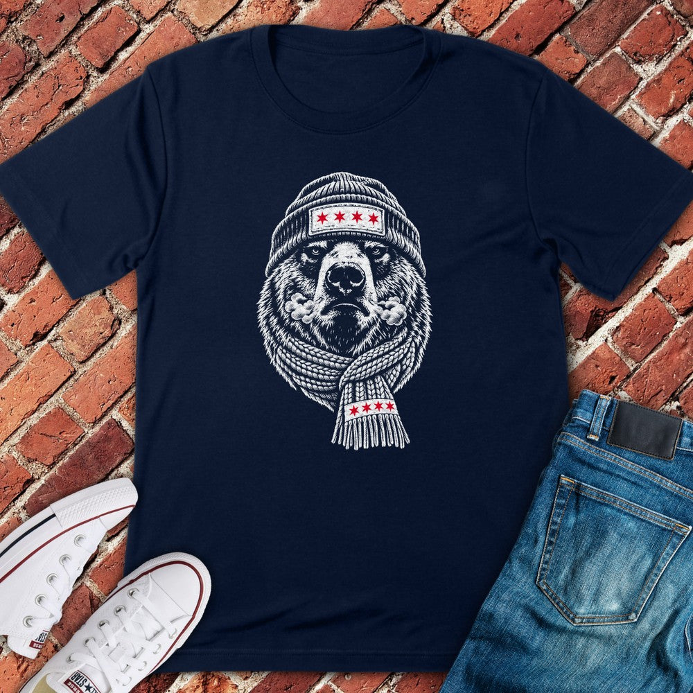 Windchill Bear T-Shirt - Navy