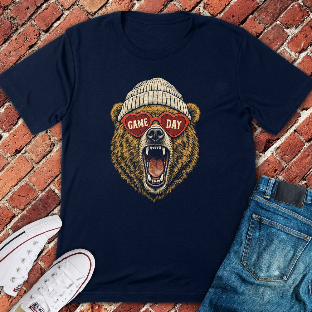 Boston Growl T-Shirt - Navy