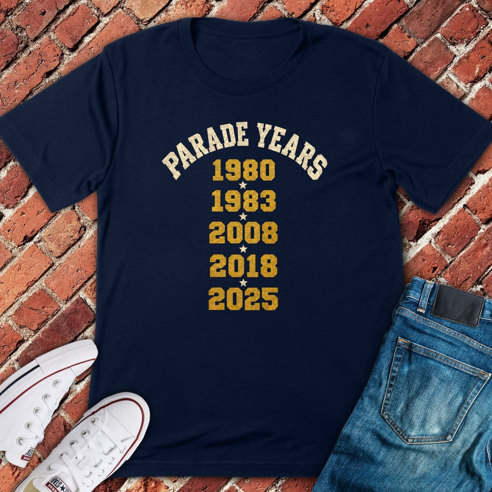 Parade Years T-Shirt - Navy