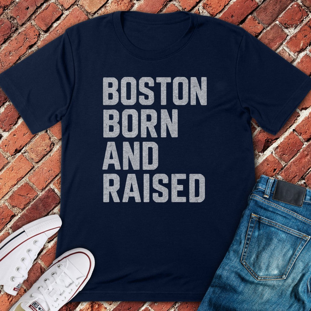 Boston Raised T-Shirt - Navy