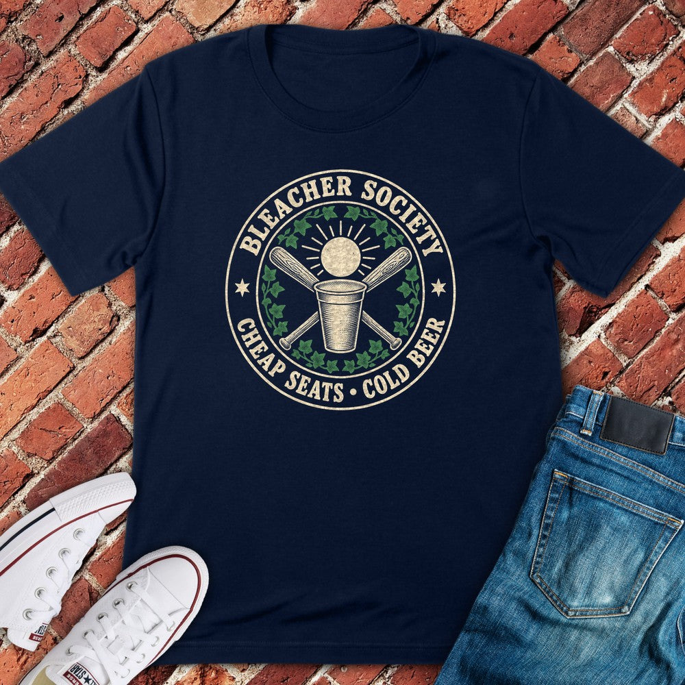 Bleacher Society T-Shirt - Navy