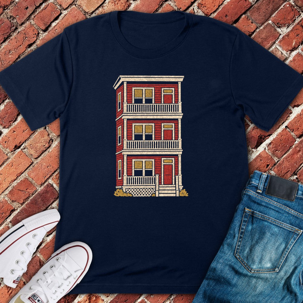 Triple Decker T-Shirt - Navy