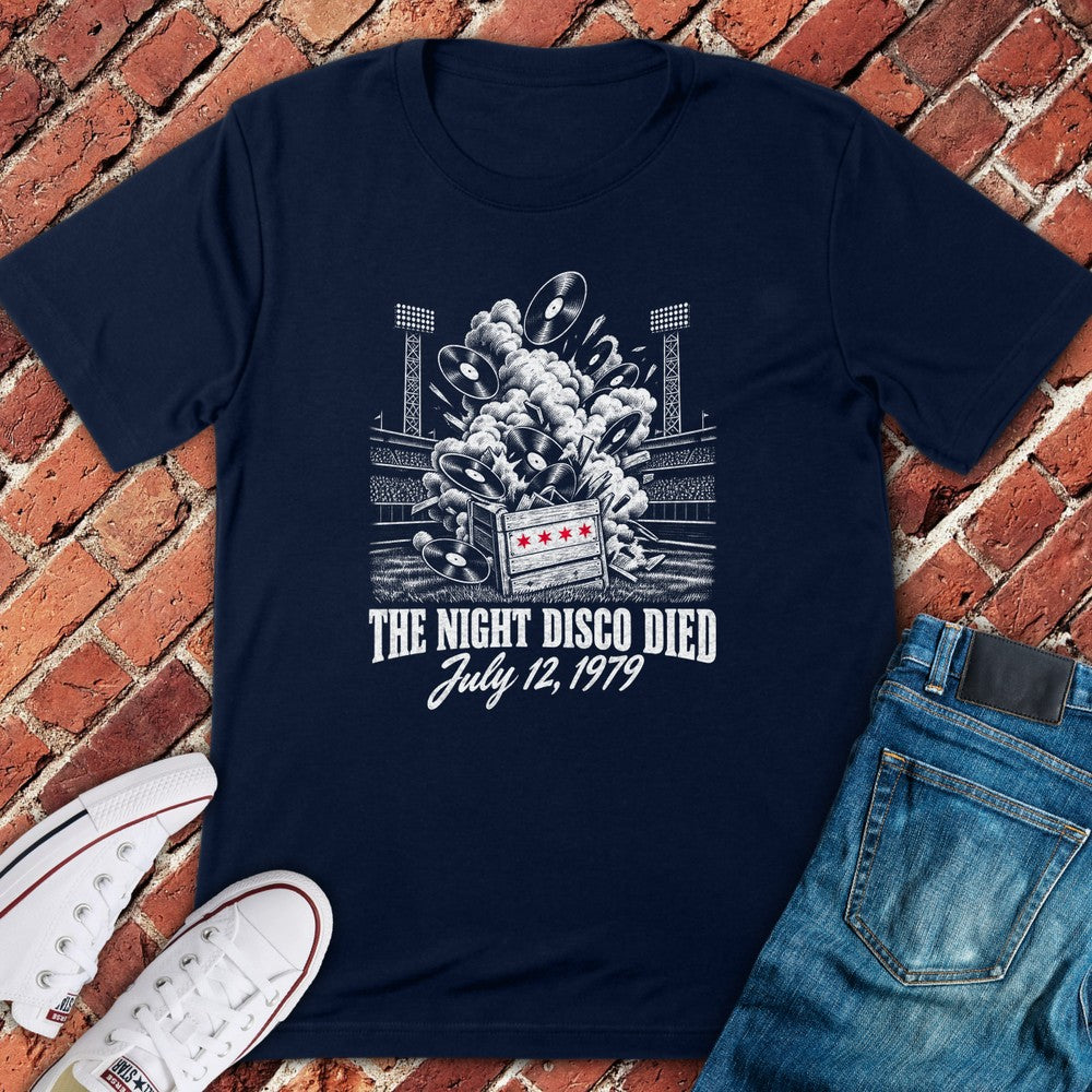 Disco Night T-Shirt - Navy