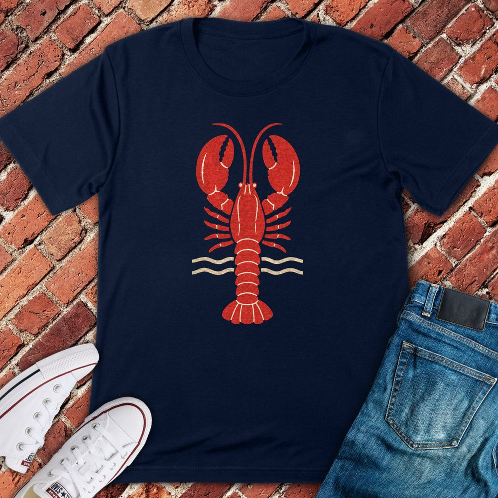 Harbor Lobster T-Shirt - Navy