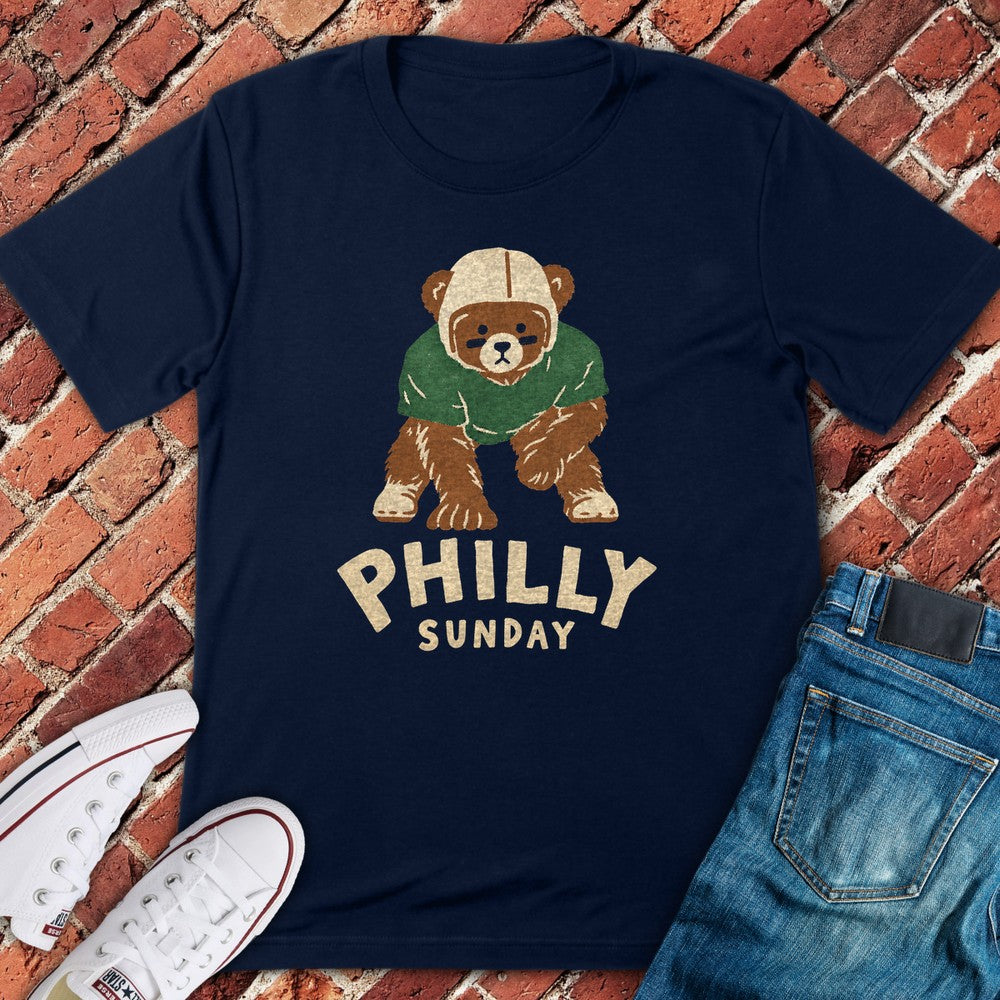 Linebacker Teddy T-Shirt - Navy