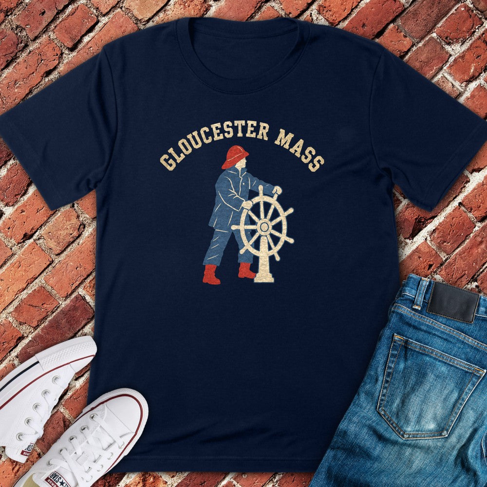 Gloucester Fisherman T-Shirt - Navy