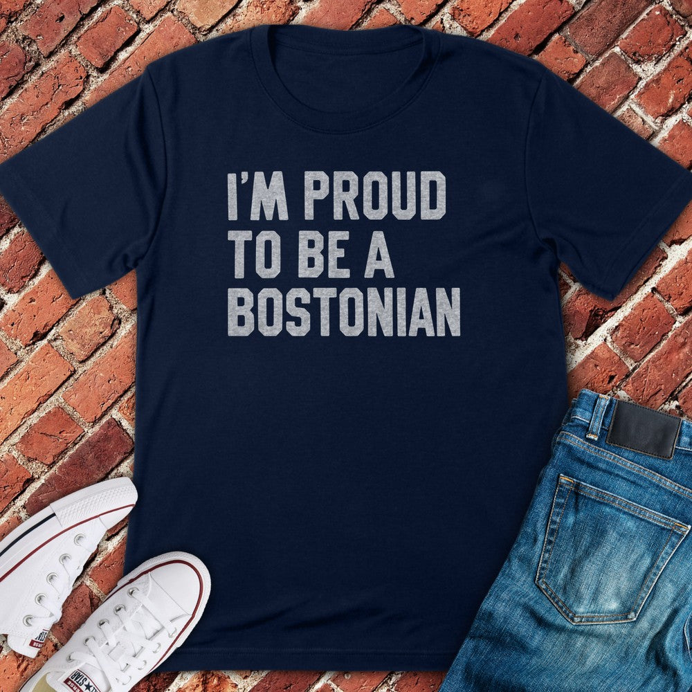 Proud Bostonian T-Shirt - Navy
