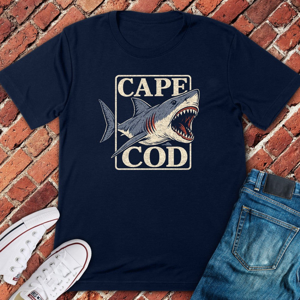 Cape Shark T-Shirt - Navy
