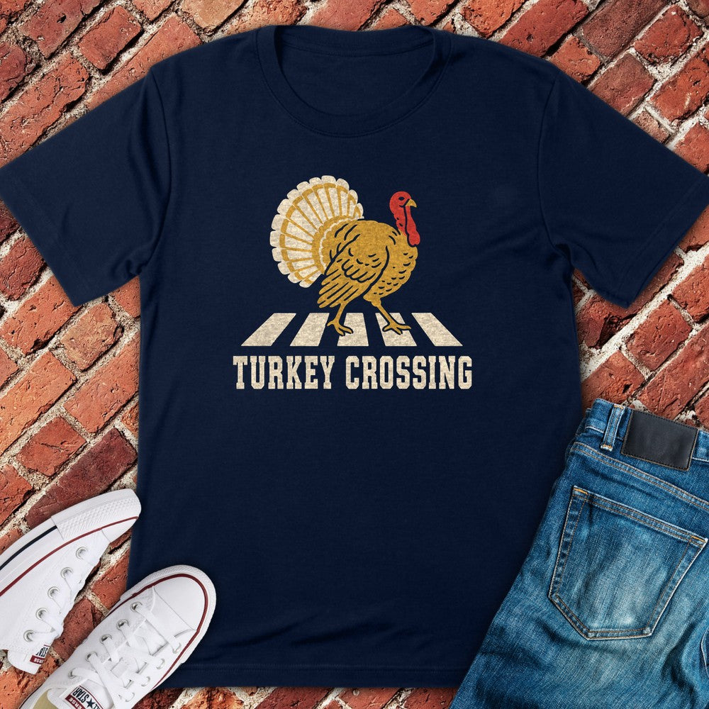 Turkey Crossing T-Shirt - Navy