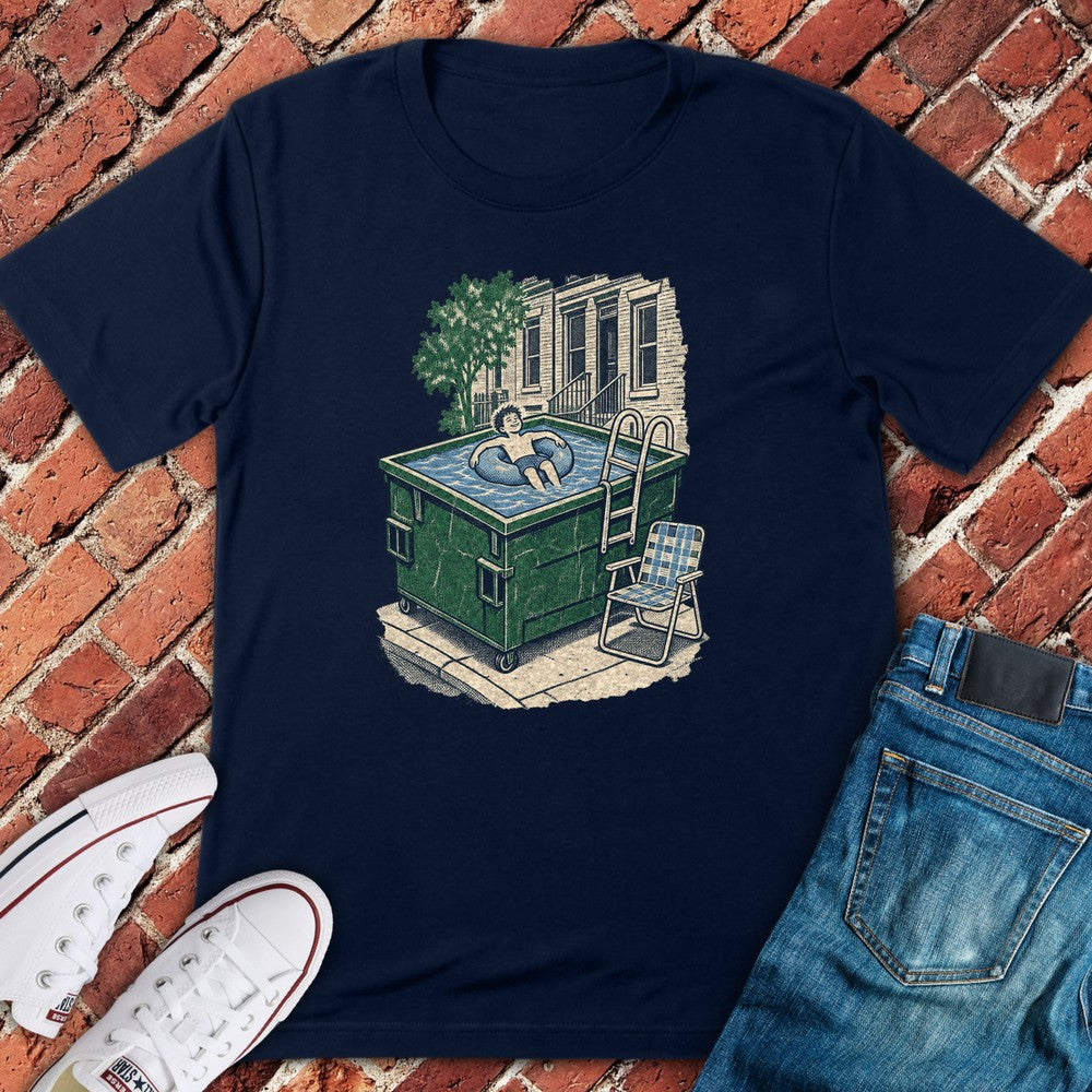 Dumpster Pool T-Shirt - Navy