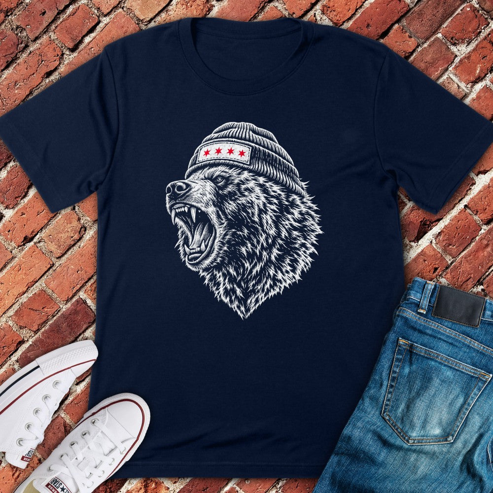 Bear Roar T-Shirt - Navy