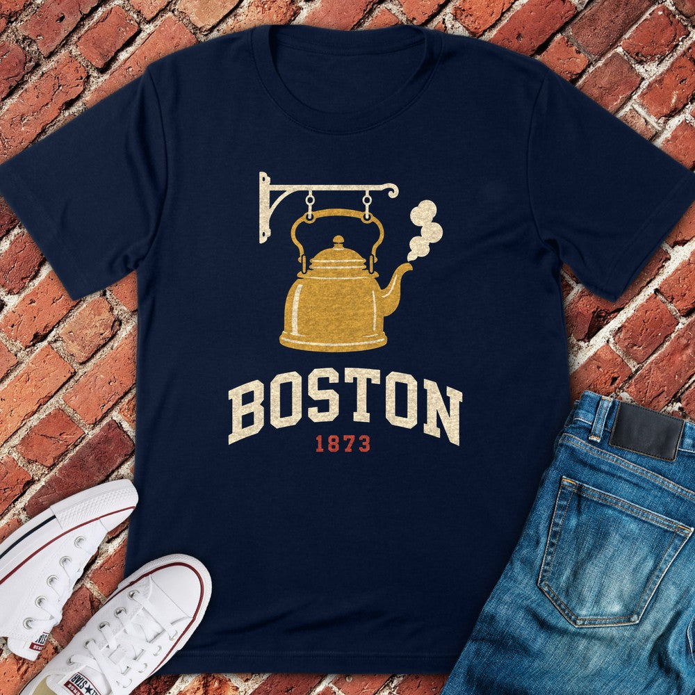 Steaming Kettle T-Shirt - Navy