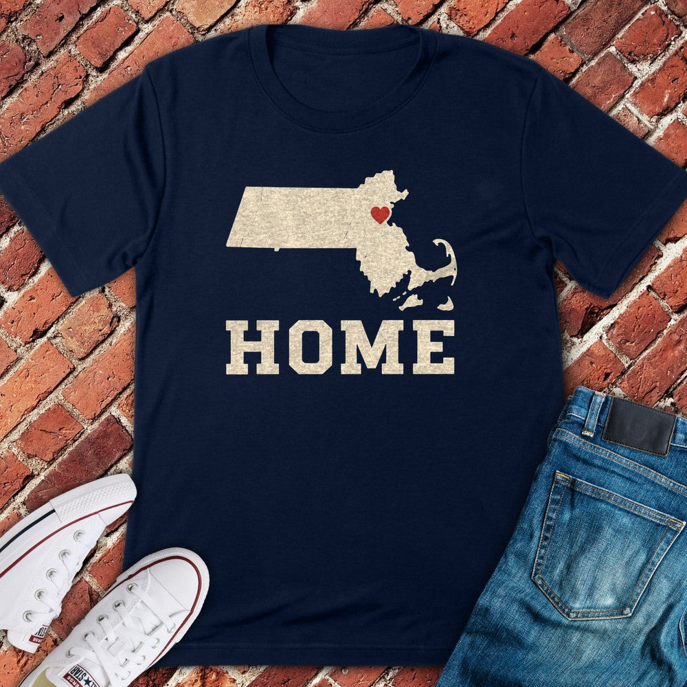 Mass Home T-Shirt - Navy