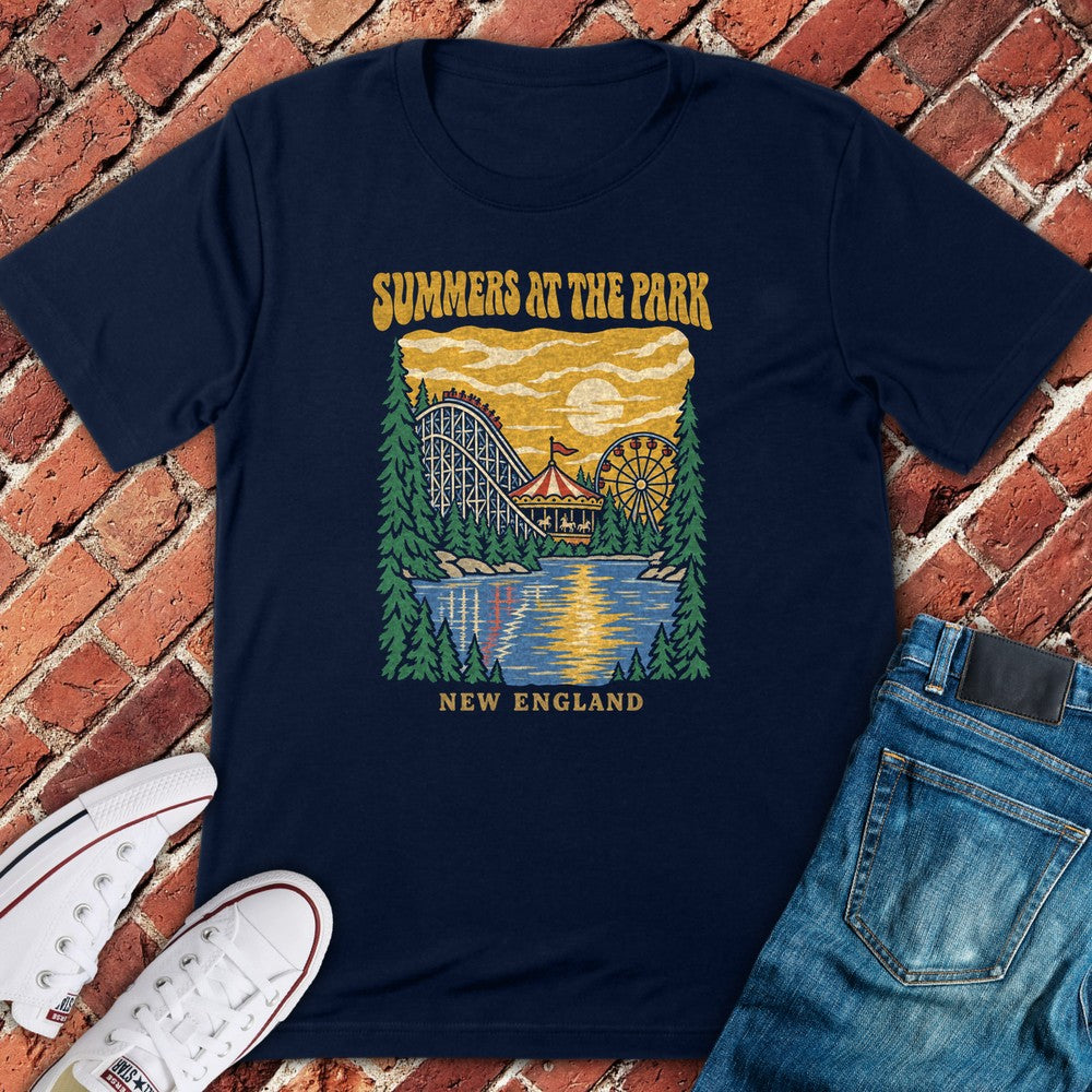 Lakeside Coaster T-Shirt - Navy