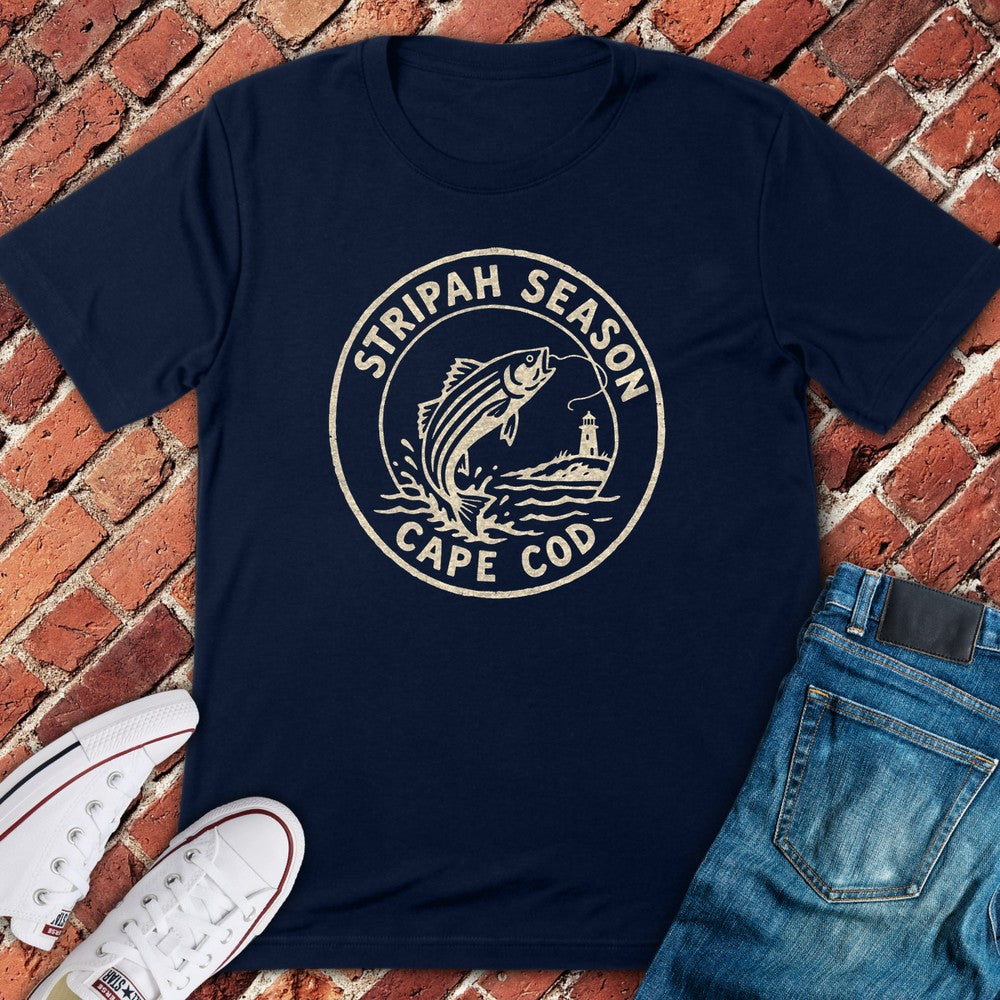 Stripah Season T-Shirt - Navy