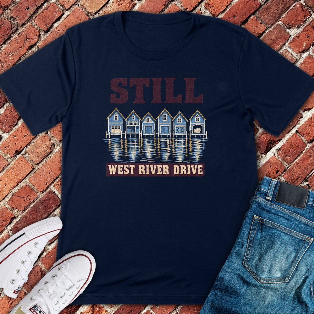 West River T-Shirt - Navy