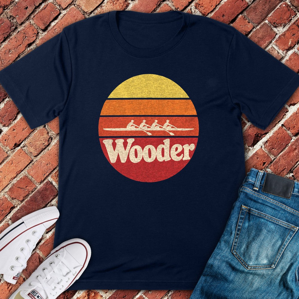 Wooder Sunset T-Shirt - Navy