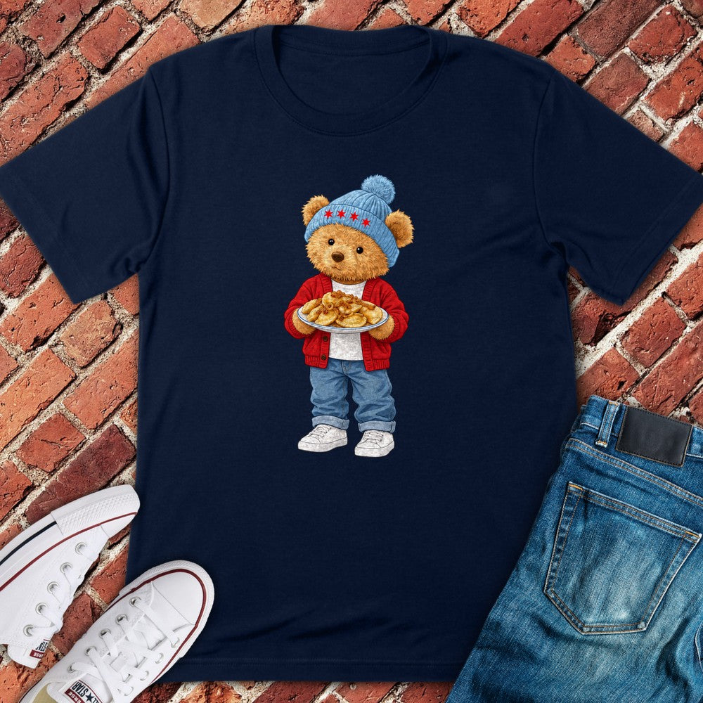 Pierogi Teddy T-Shirt - Navy