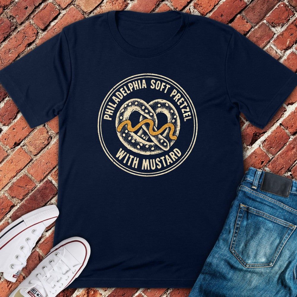 Pretzel Breakfast T-Shirt - Navy