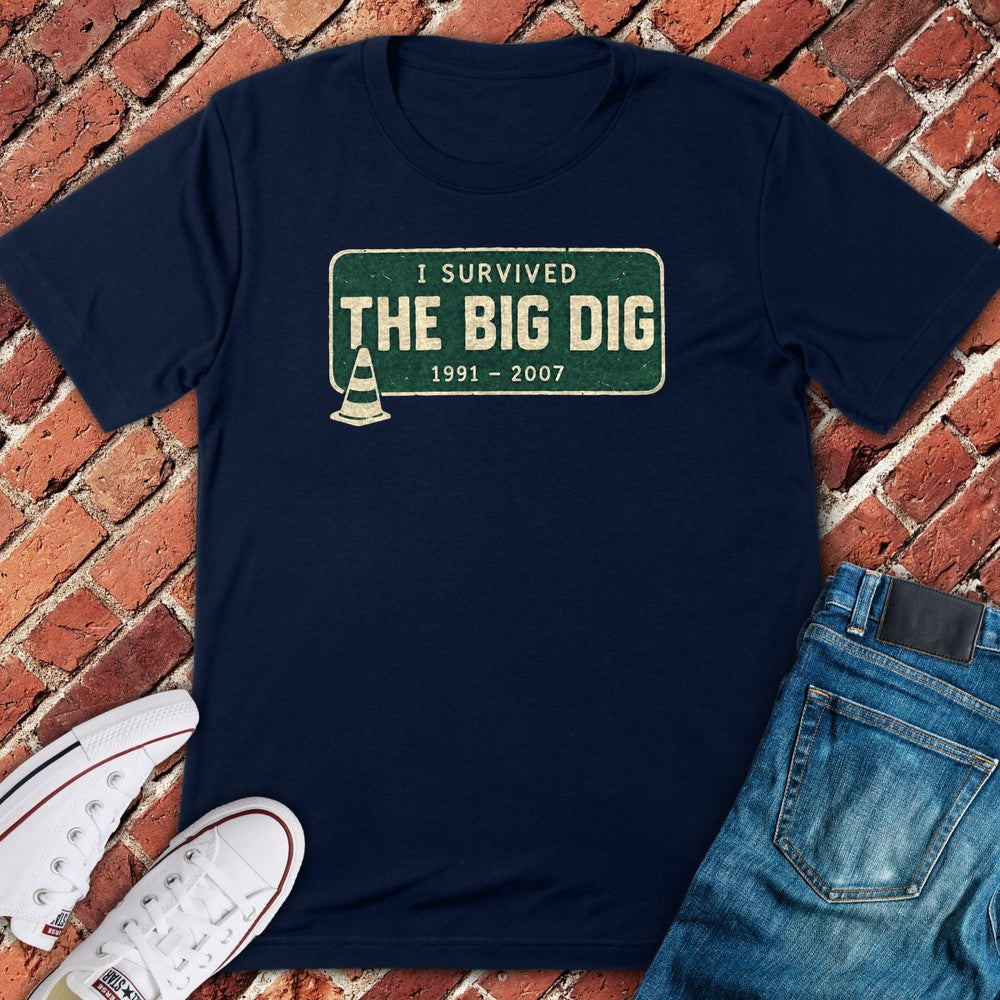 Dig Survivor T-Shirt - Navy