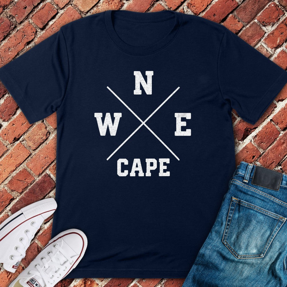 Cape Compass T-Shirt - Navy