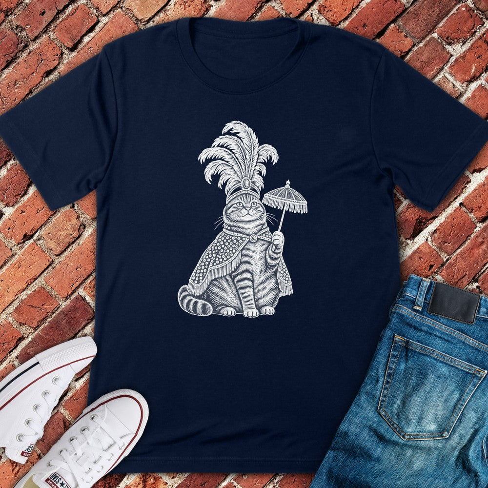 Mummer Cat T-Shirt - Navy