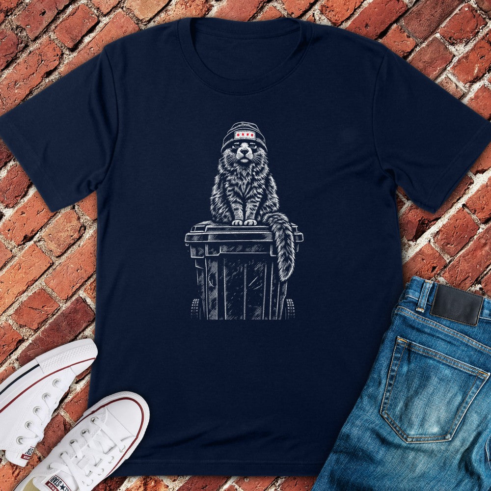 Alley Cat T-Shirt - Navy