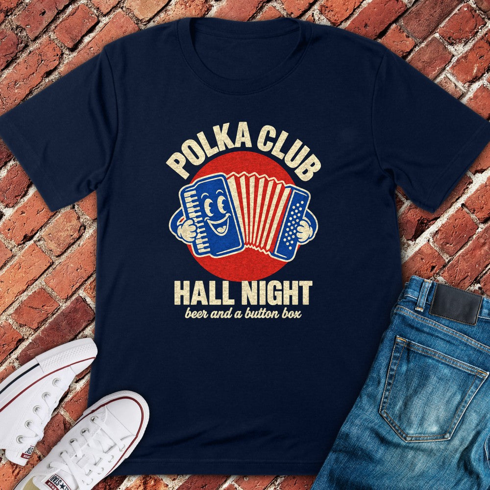 Polka Club T-Shirt - Navy