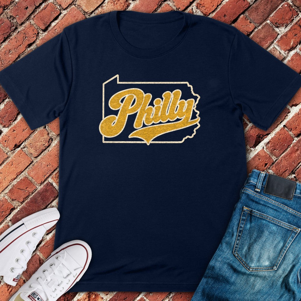 Keystone Script T-Shirt - Navy