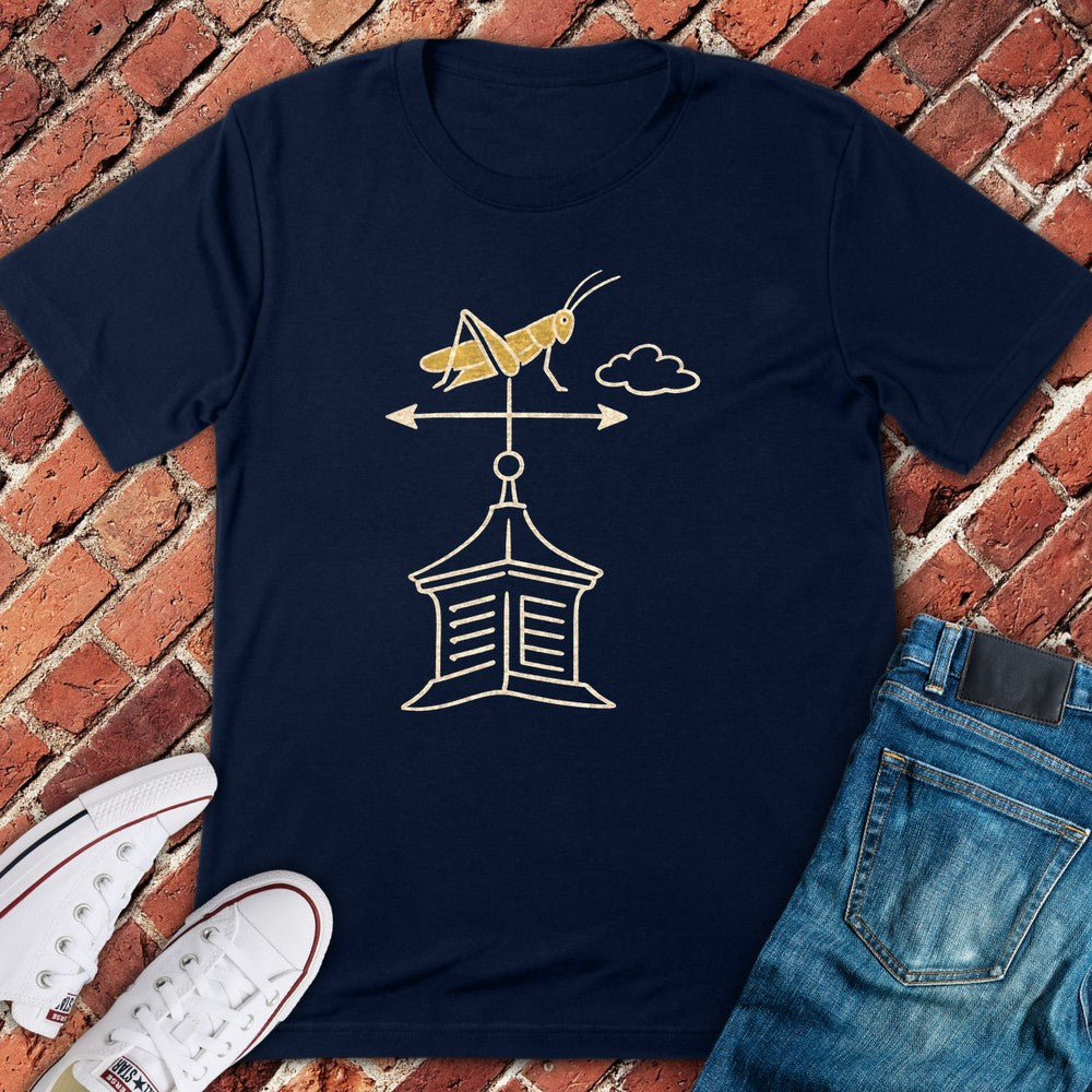 Grasshopper Vane T-Shirt - Navy