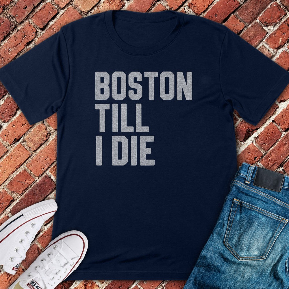 Boston Lifer T-Shirt - Navy