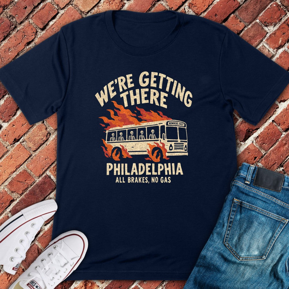 Getting There T-Shirt - Navy