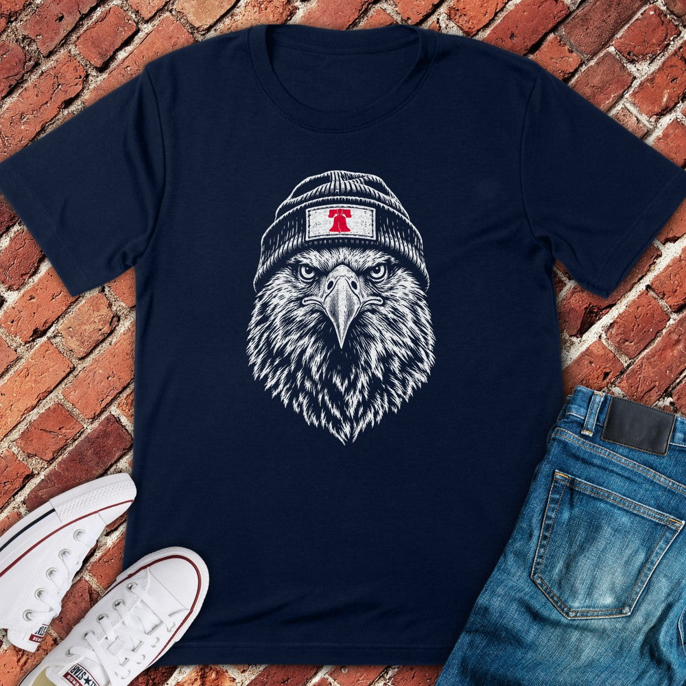 Philly Beanie T-Shirt - Navy