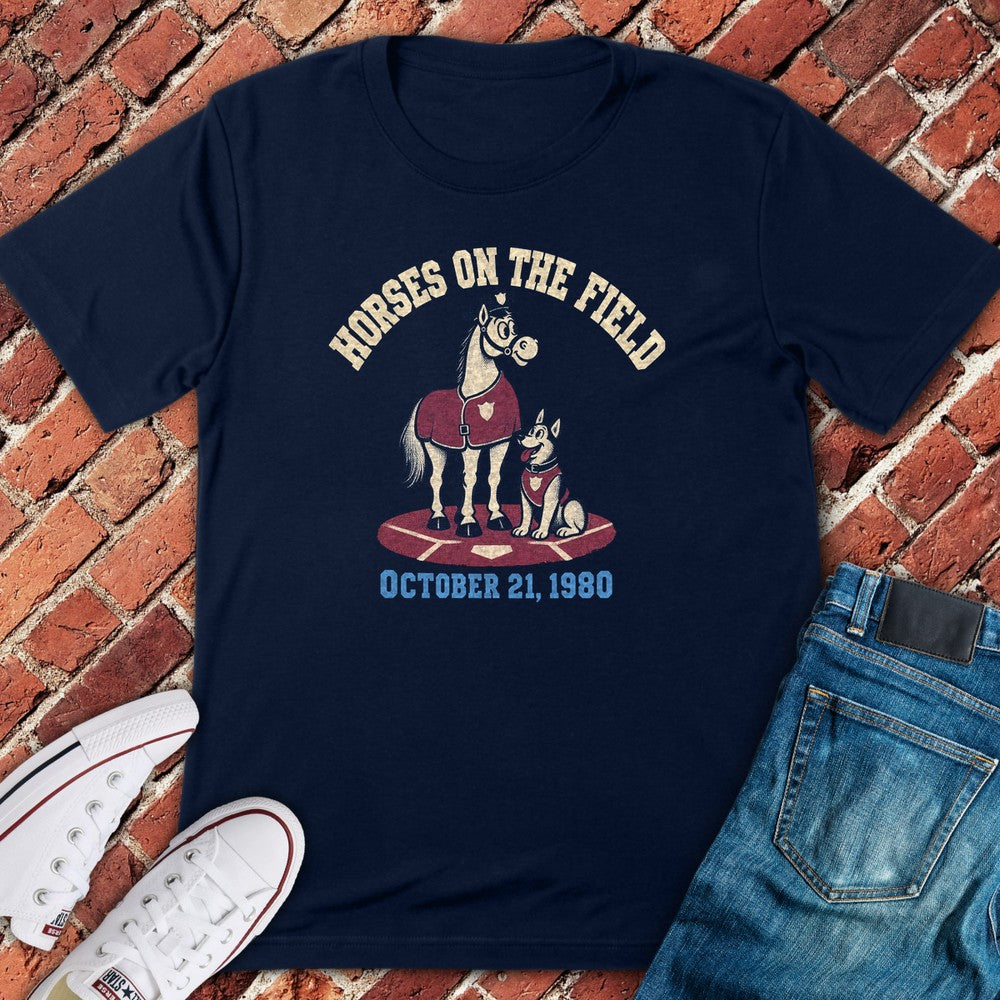 Mounted Patrol T-Shirt - Navy