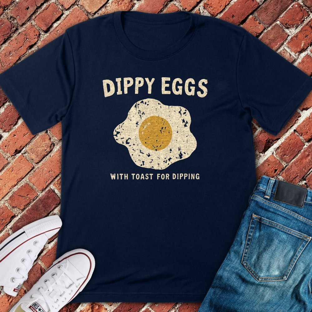 Dippy Eggs T-Shirt - Navy