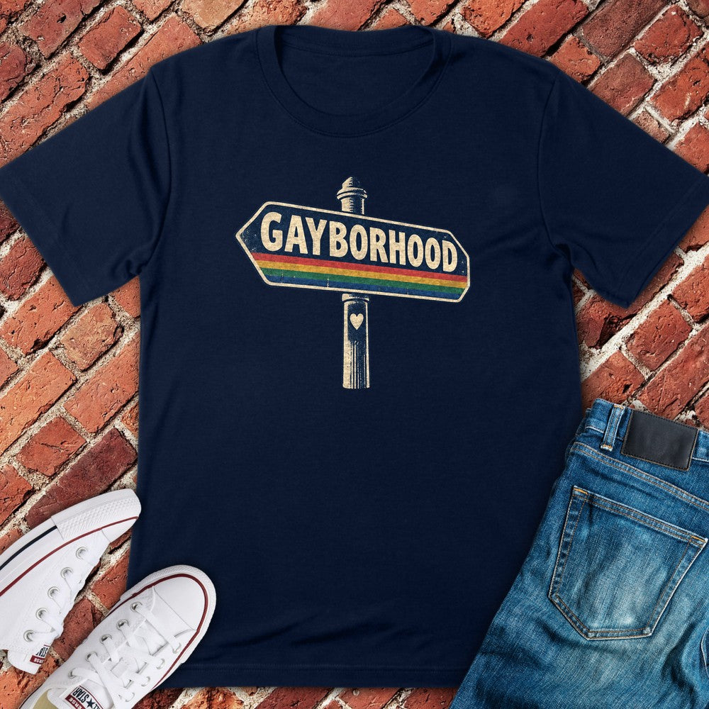 The Gayborhood T-Shirt - Navy
