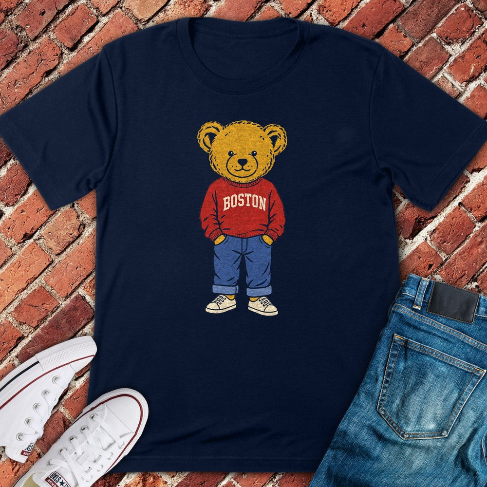Sweatshirt Teddy T-Shirt - Navy