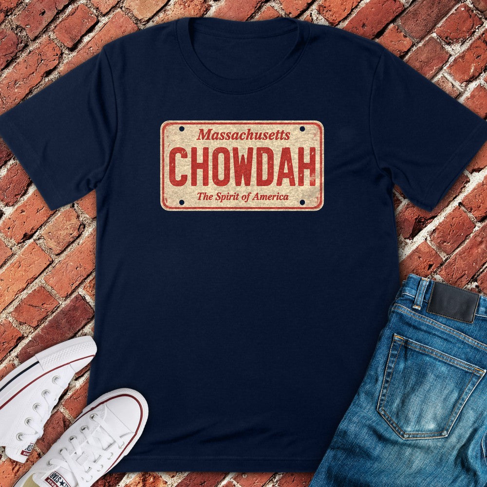 Chowdah Plate T-Shirt - Navy