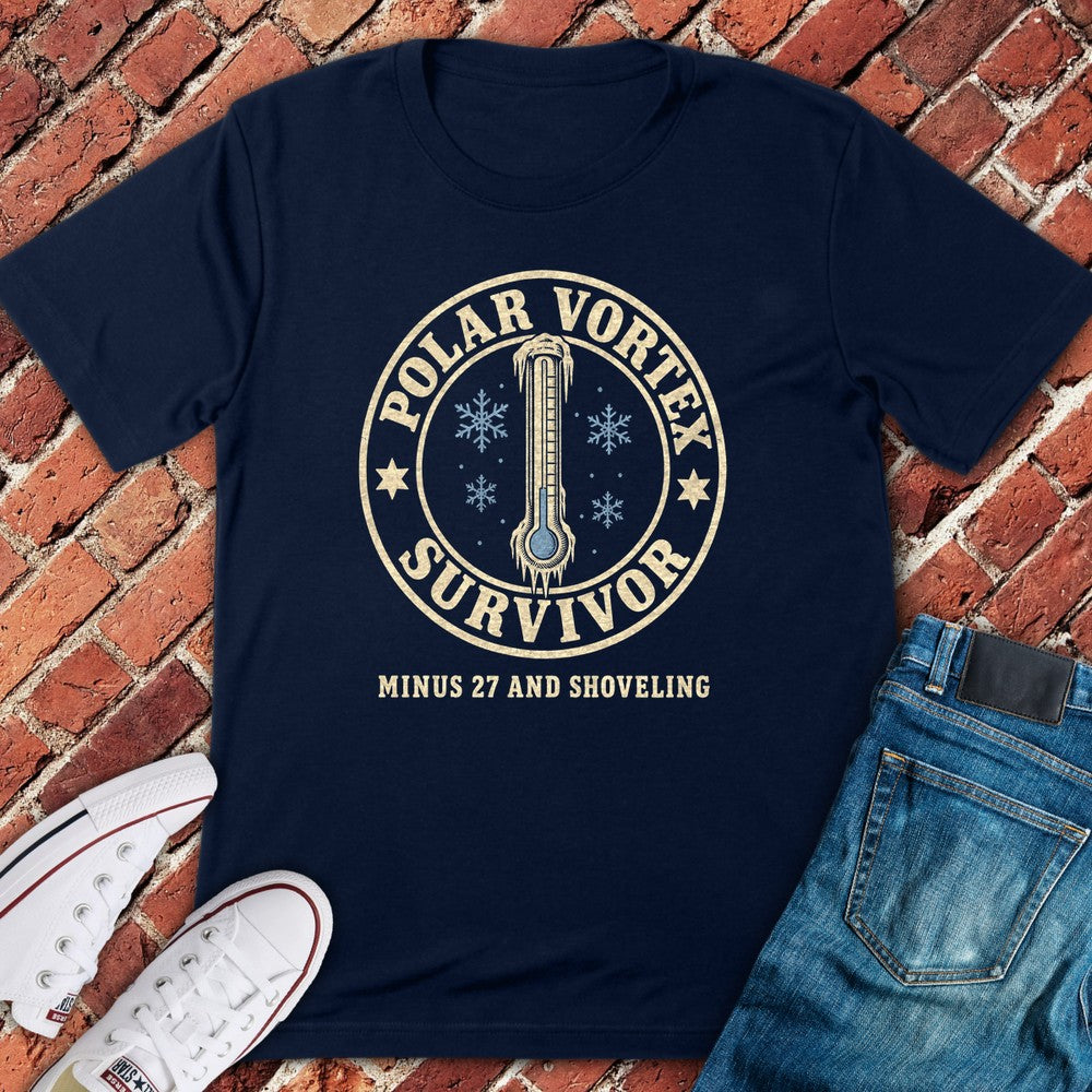 Polar Vortex T-Shirt - Navy