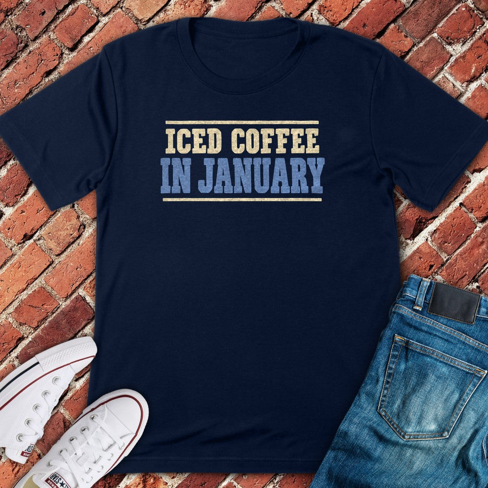 Iced January T-Shirt - Navy