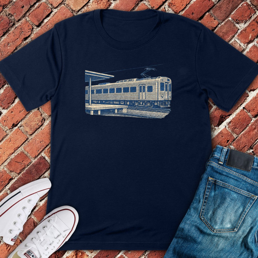 Silver Liner T-Shirt - Navy