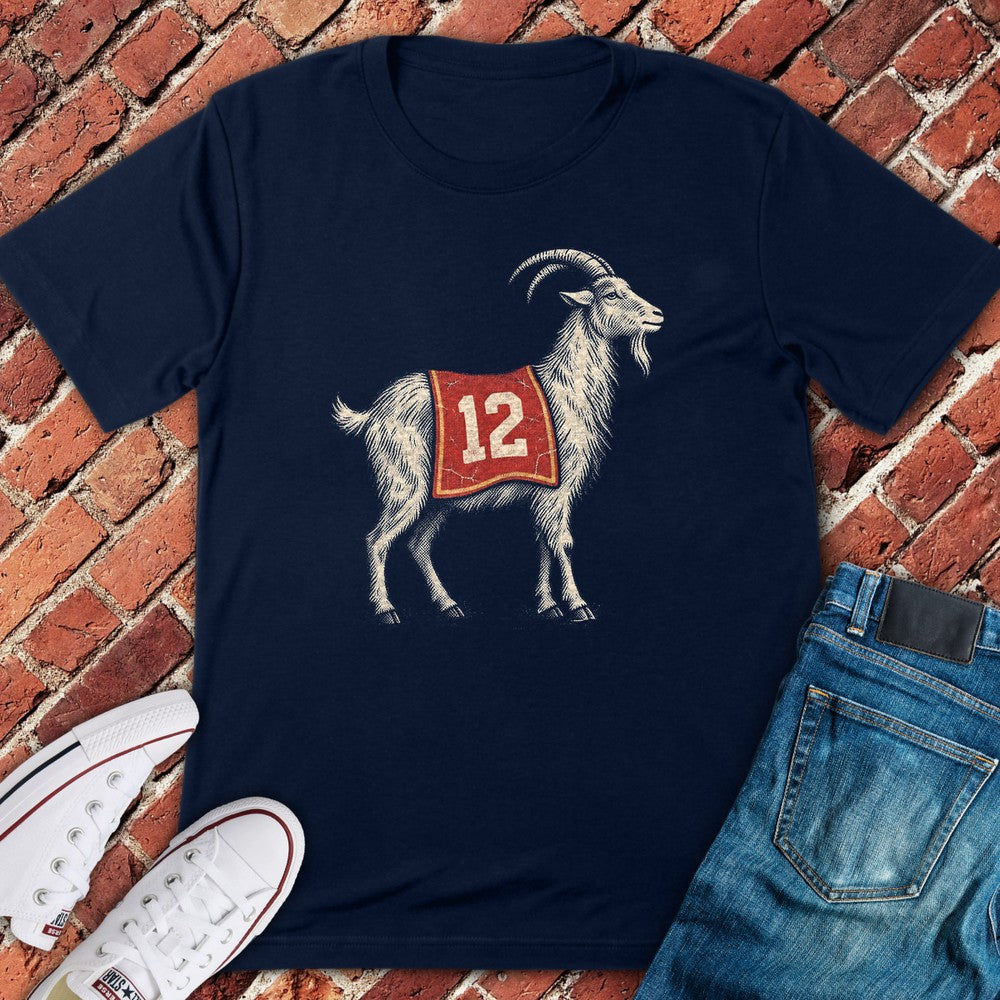 Goat Twelve T-Shirt - Navy