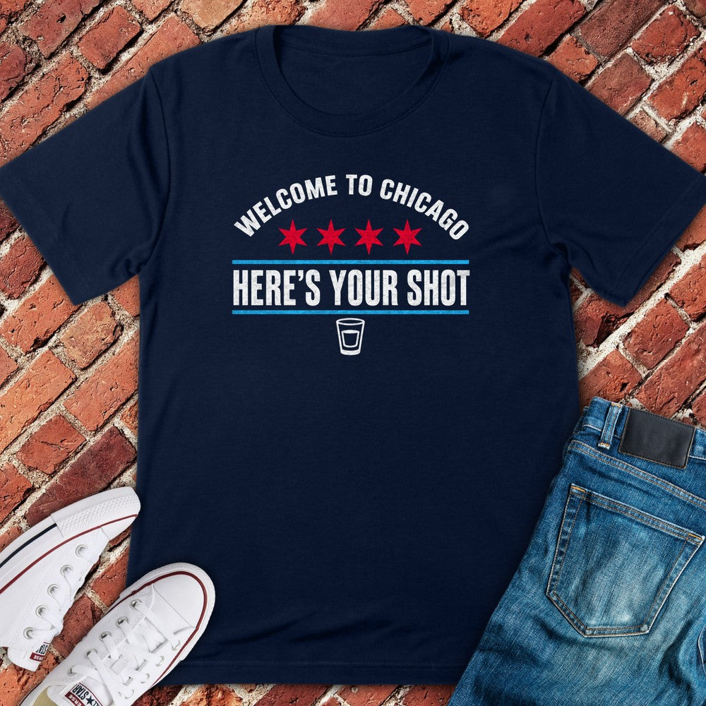Welcome Shot T-Shirt - Navy