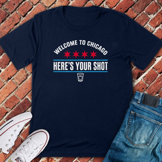 Welcome Shot T-Shirt - Navy