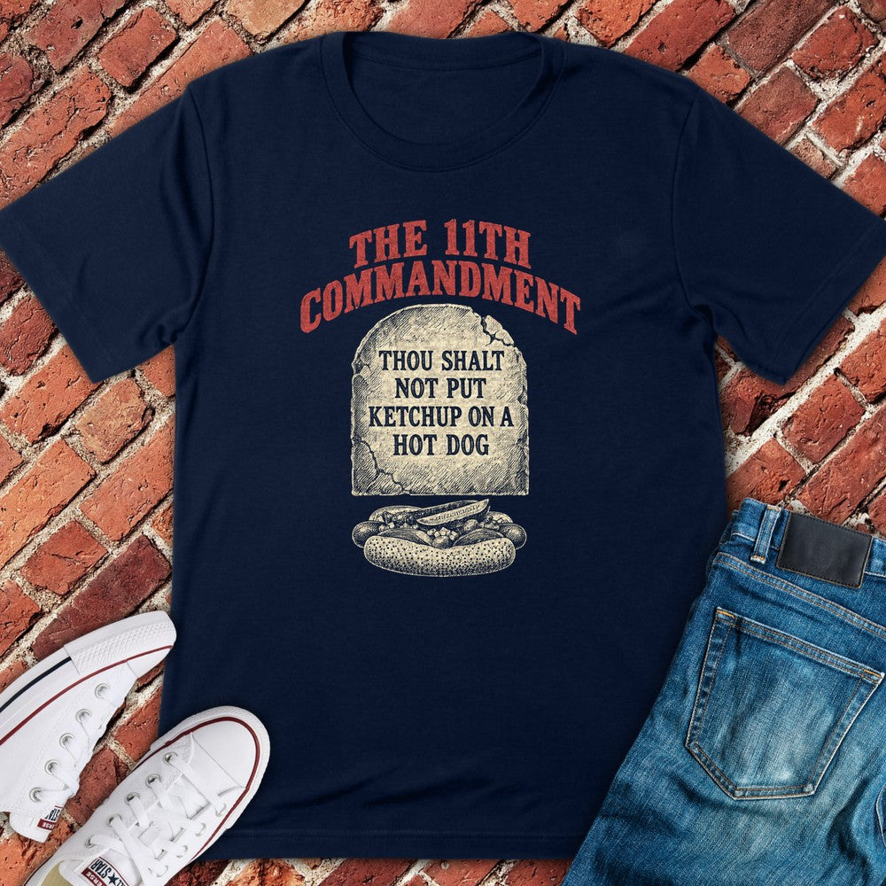 Eleventh Commandment T-Shirt - Navy