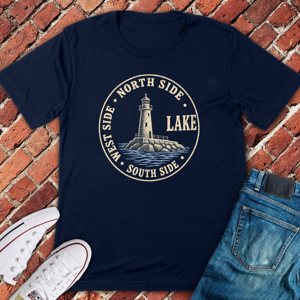 Three Sides T-Shirt - Navy