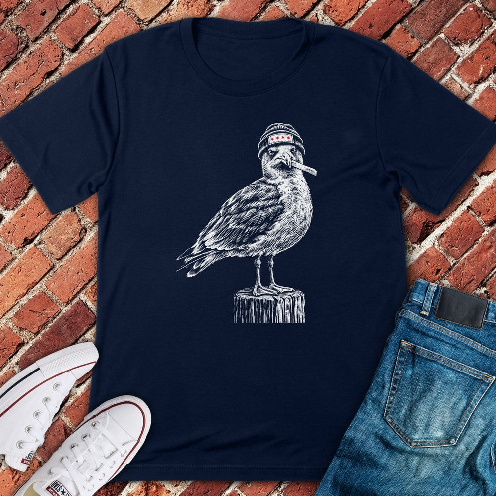 Beanie Gull T-Shirt - Navy