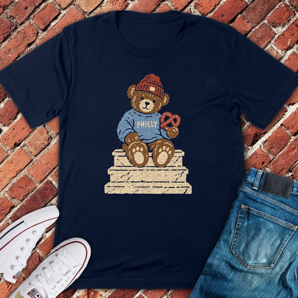Stoop Teddy T-Shirt - Navy